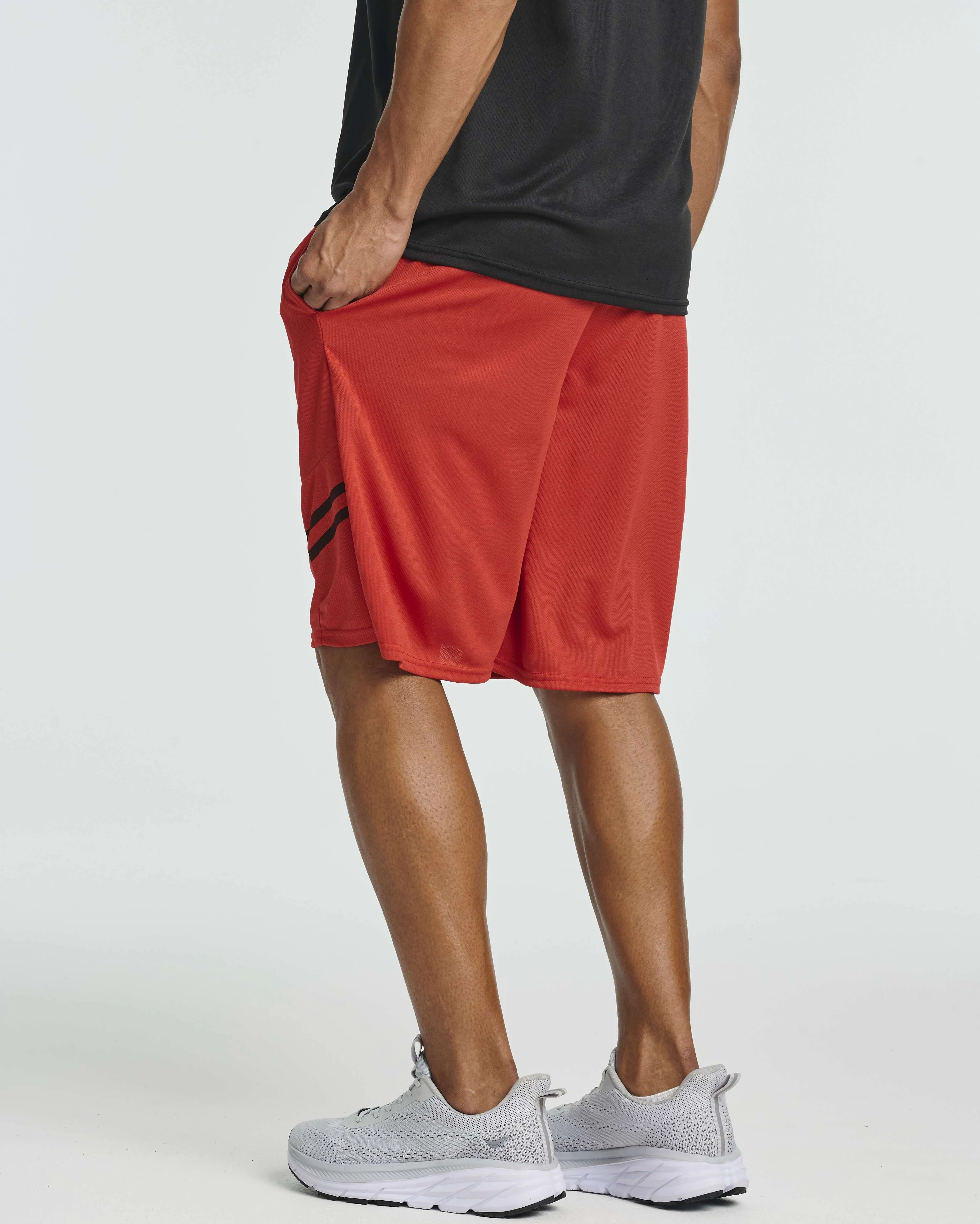 3 Pack: Men's Mesh Athletic Gym Shorts