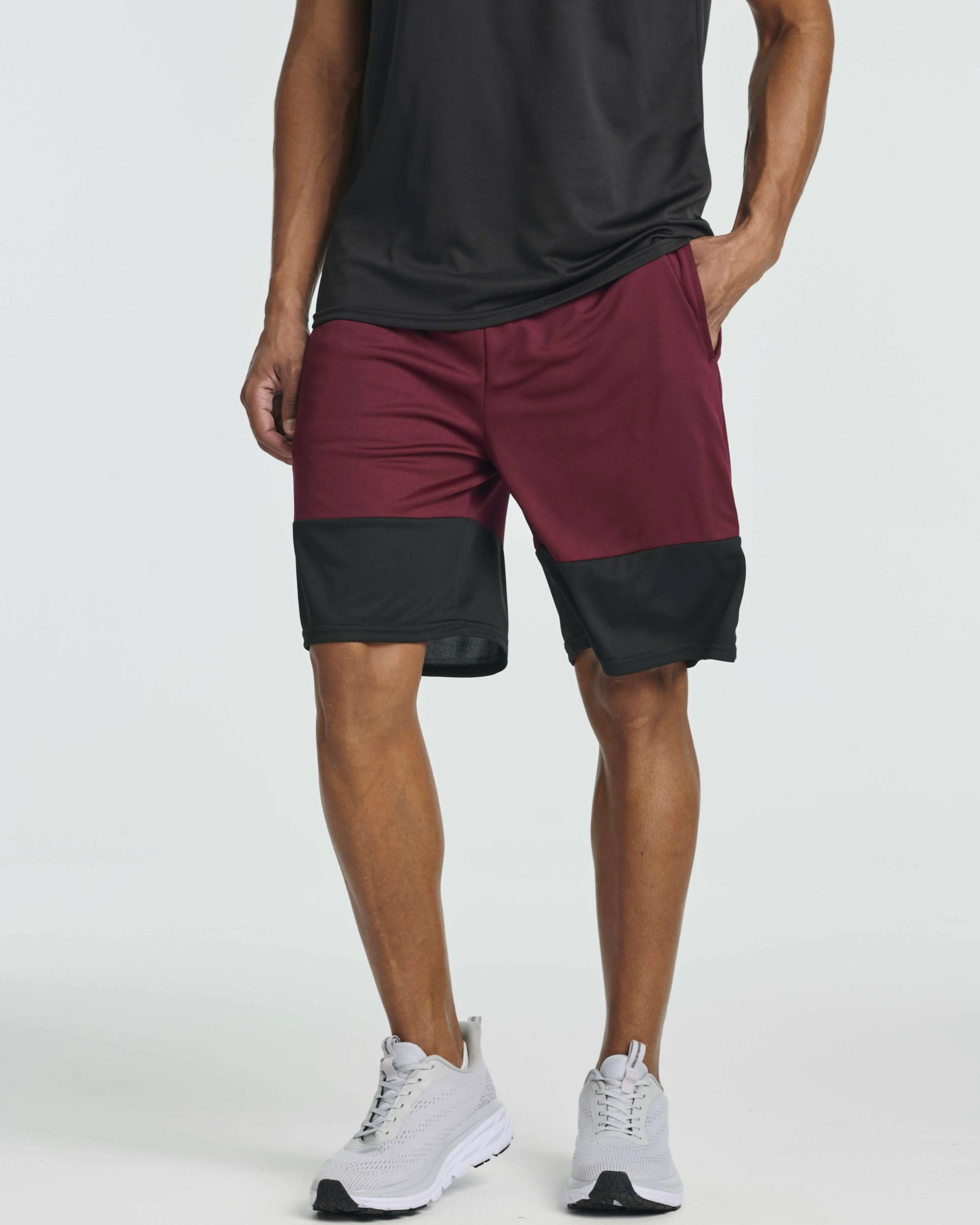 3 Pack: Men's Mesh Athletic Gym Shorts