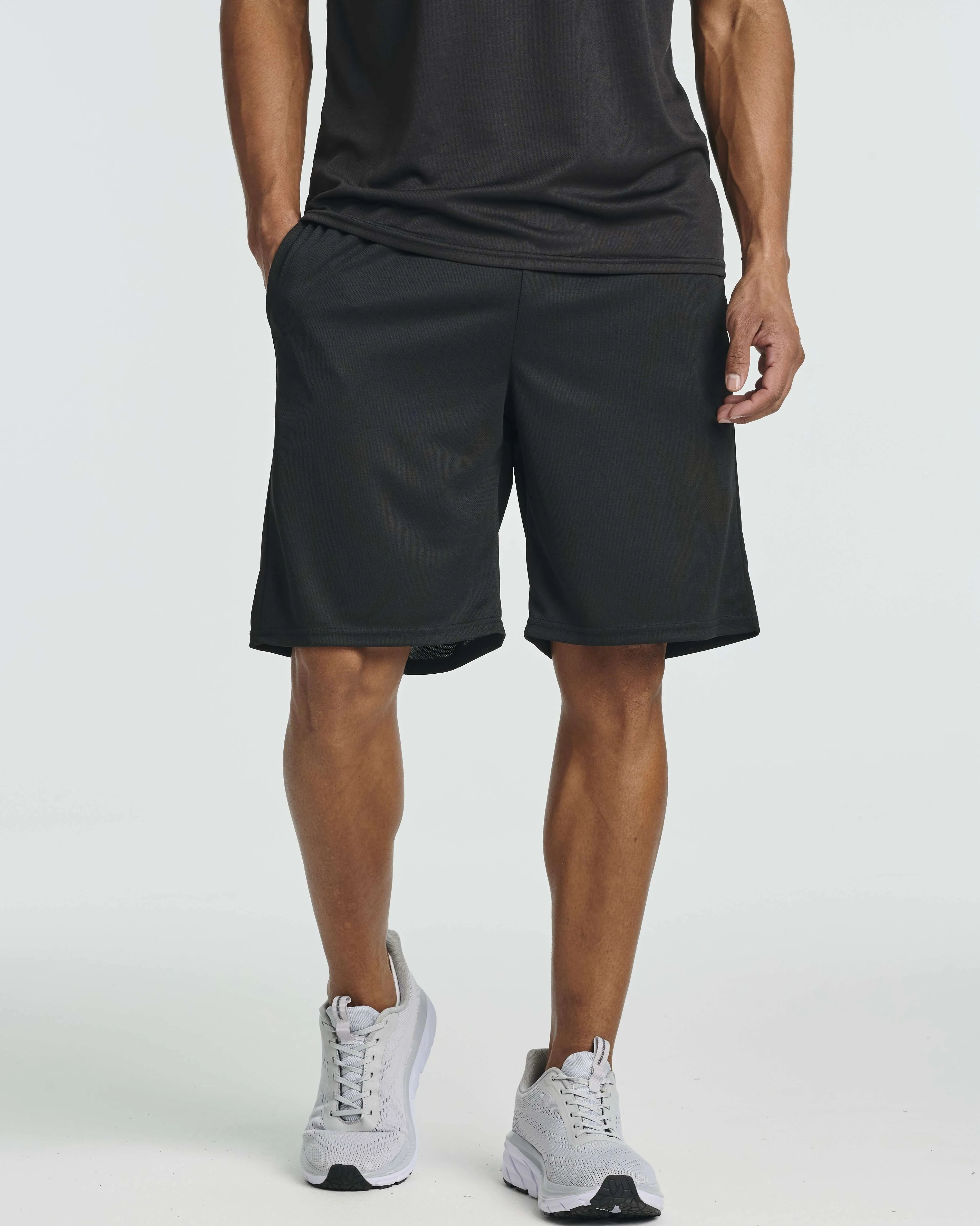 3 Pack: Men's Mesh Athletic Gym Shorts