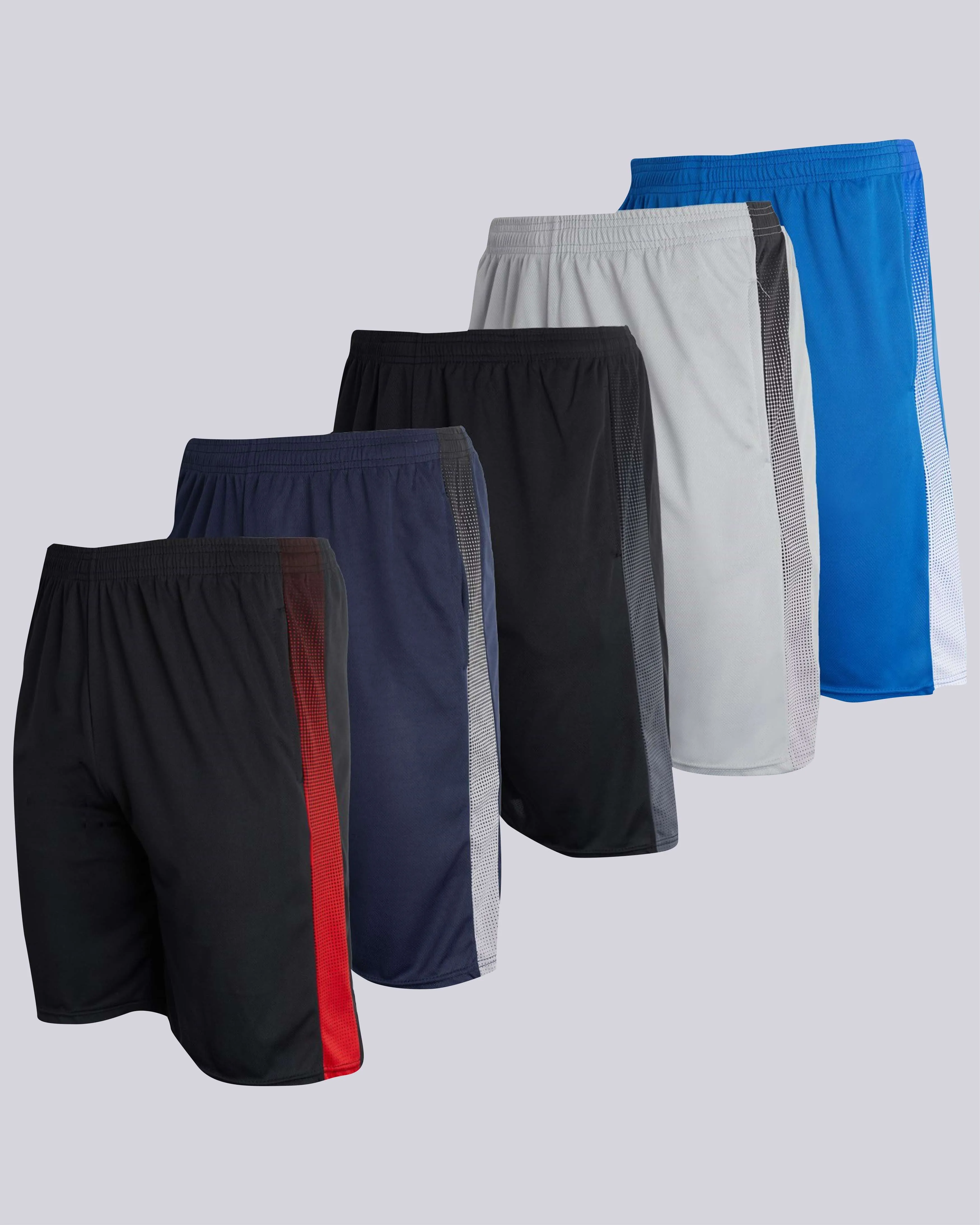 3 Pack: Men's Mesh Athletic Gym Shorts