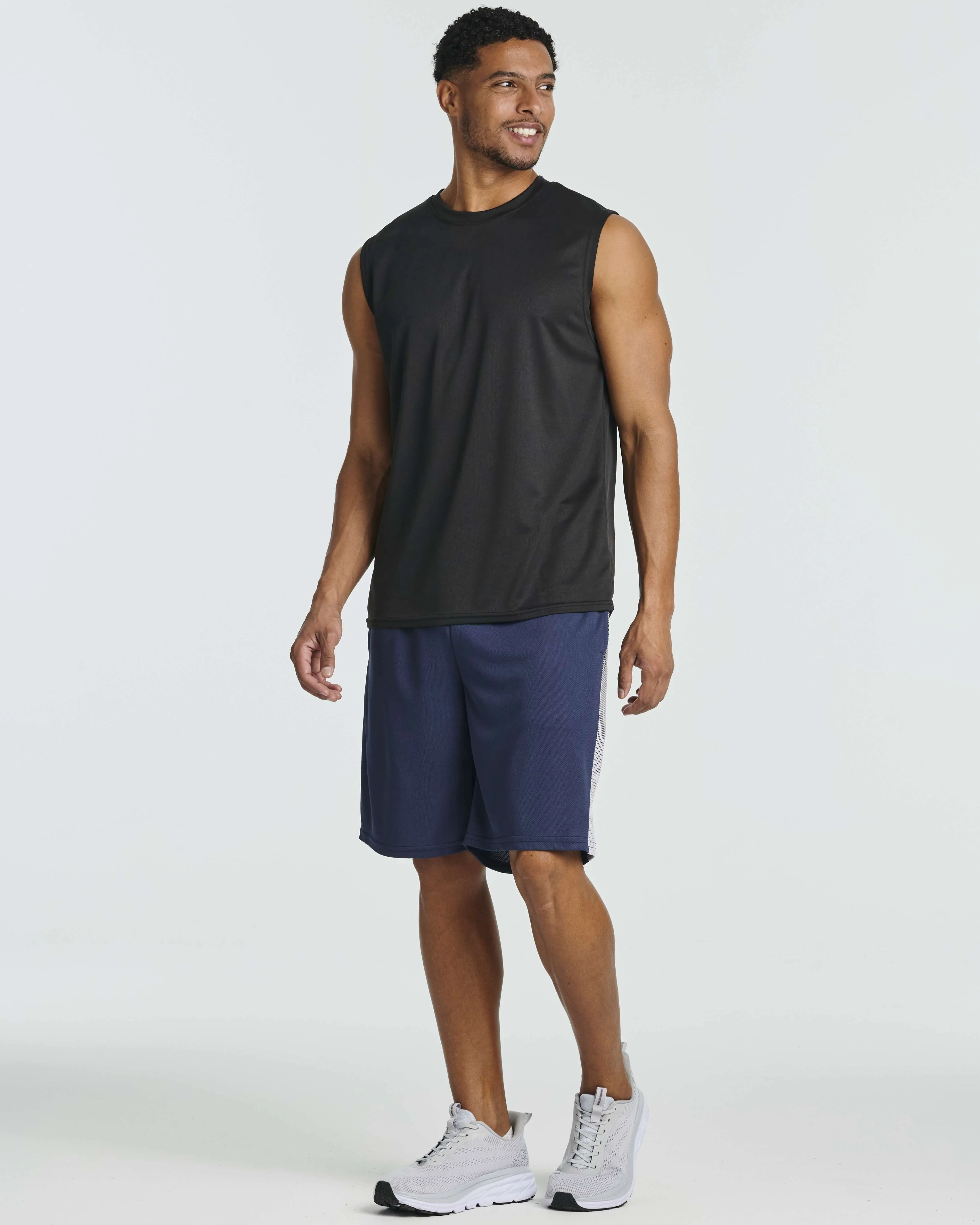3 Pack: Men's Mesh Athletic Gym Shorts