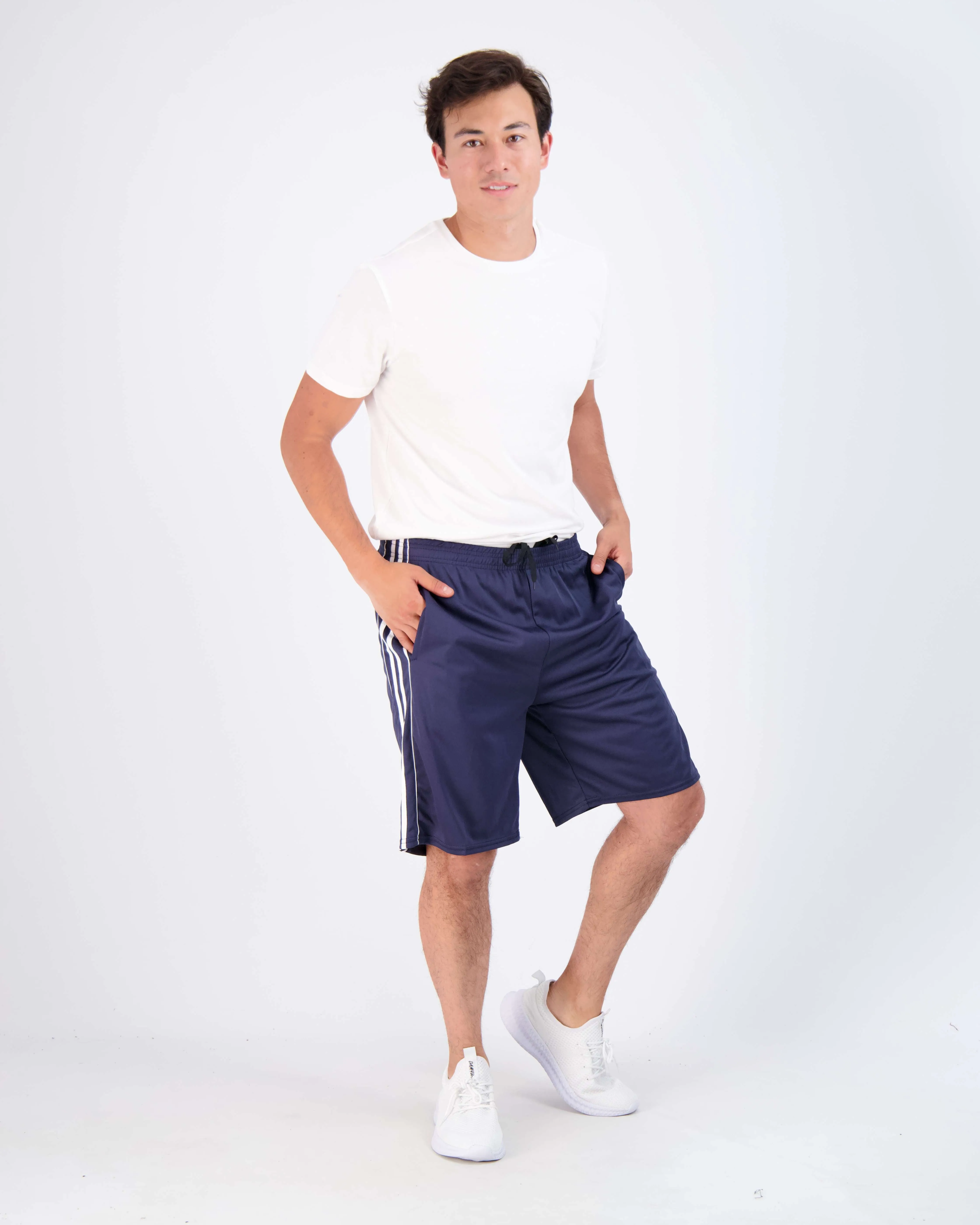 3 Pack: Men's Mesh Athletic Gym Shorts