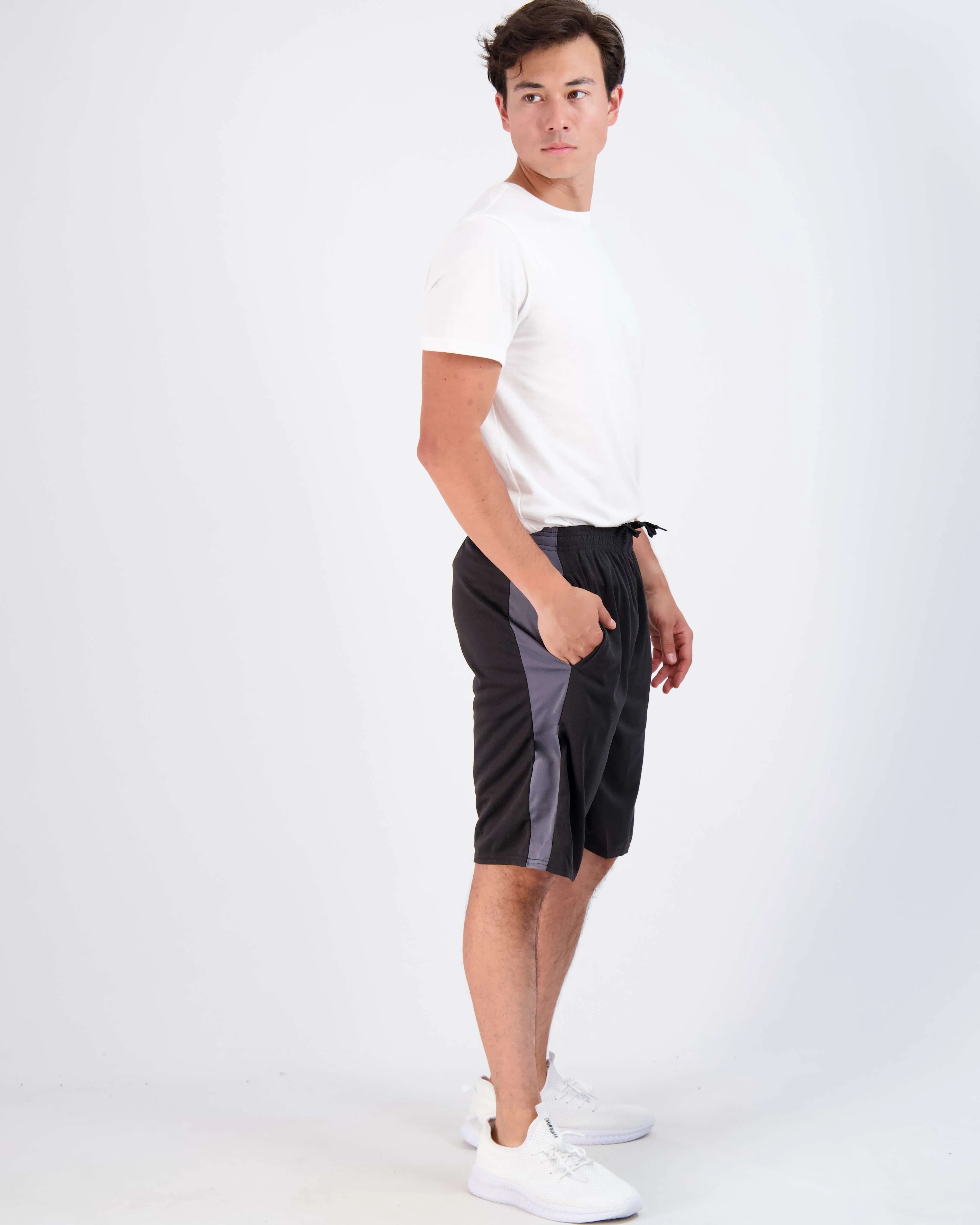 3 Pack: Men's Mesh Athletic Gym Shorts