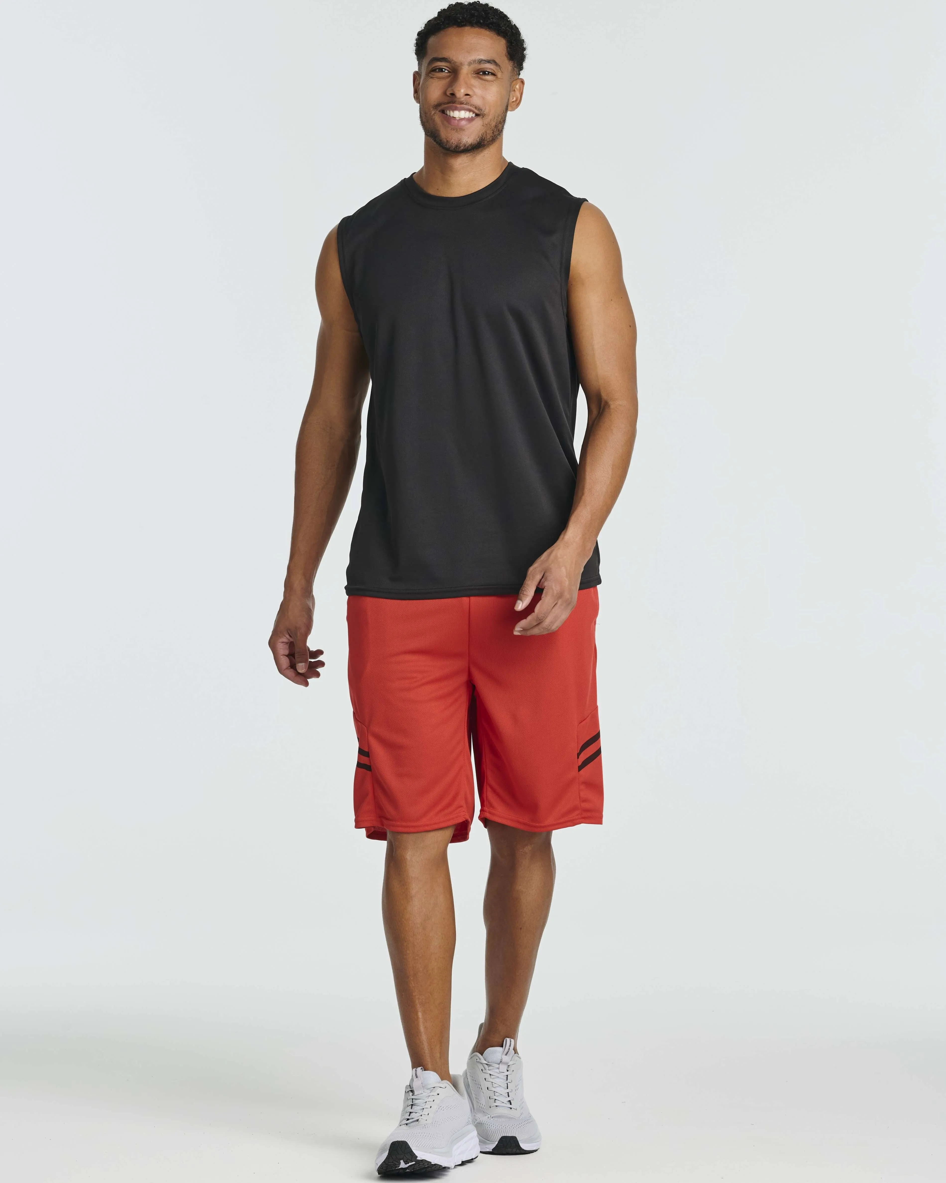 3 Pack: Men's Mesh Athletic Gym Shorts
