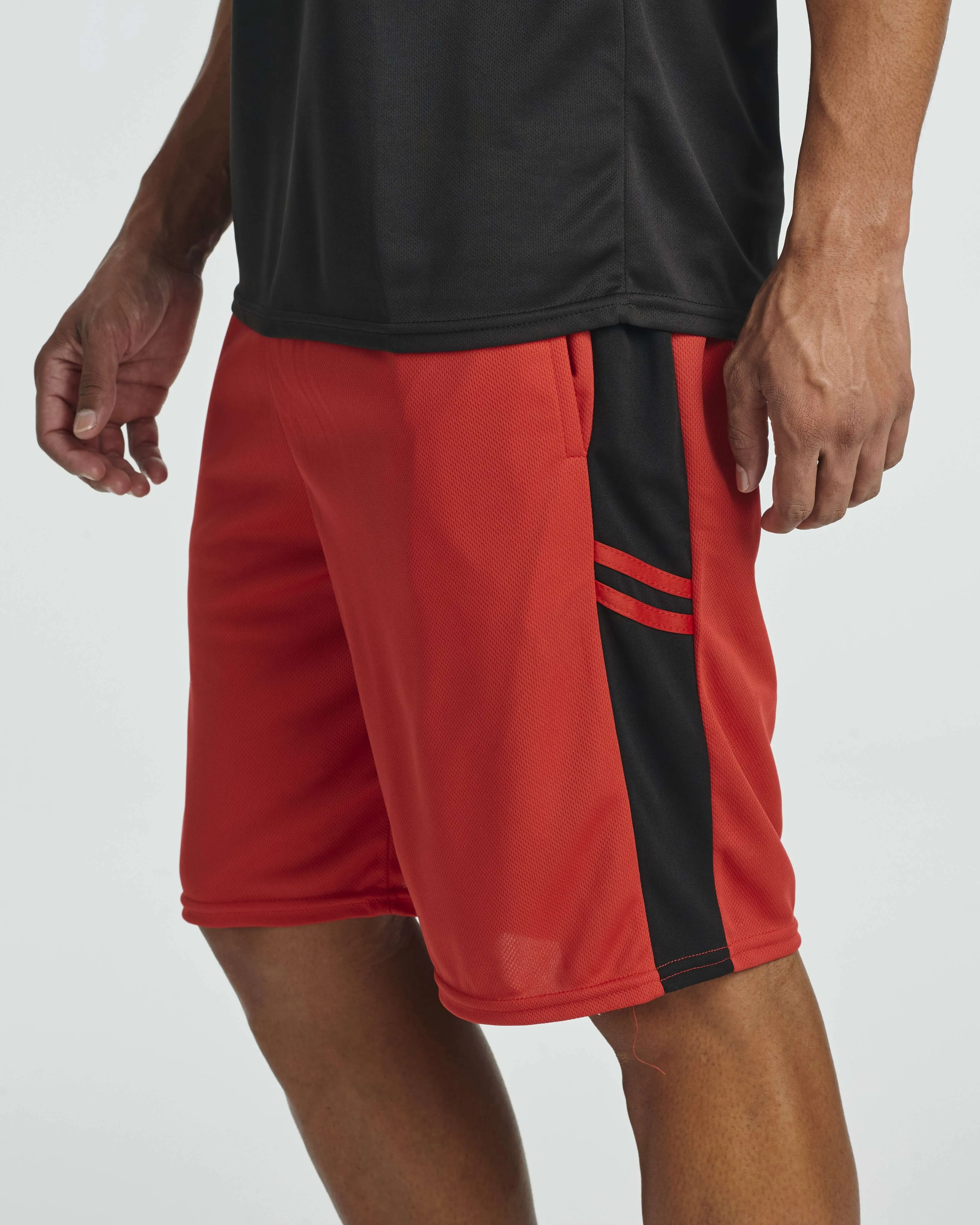3 Pack: Men's Mesh Athletic Gym Shorts