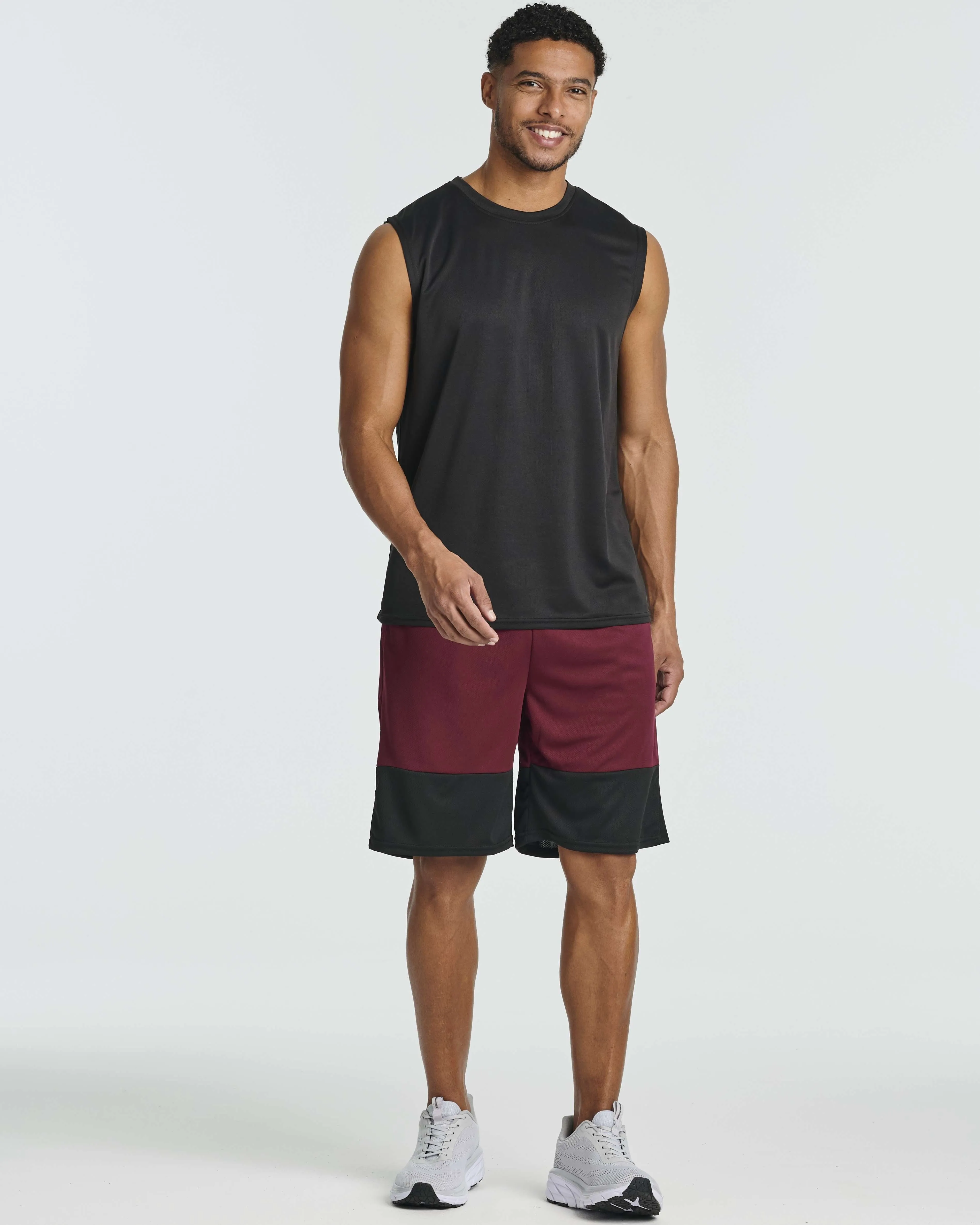 3 Pack: Men's Mesh Athletic Gym Shorts