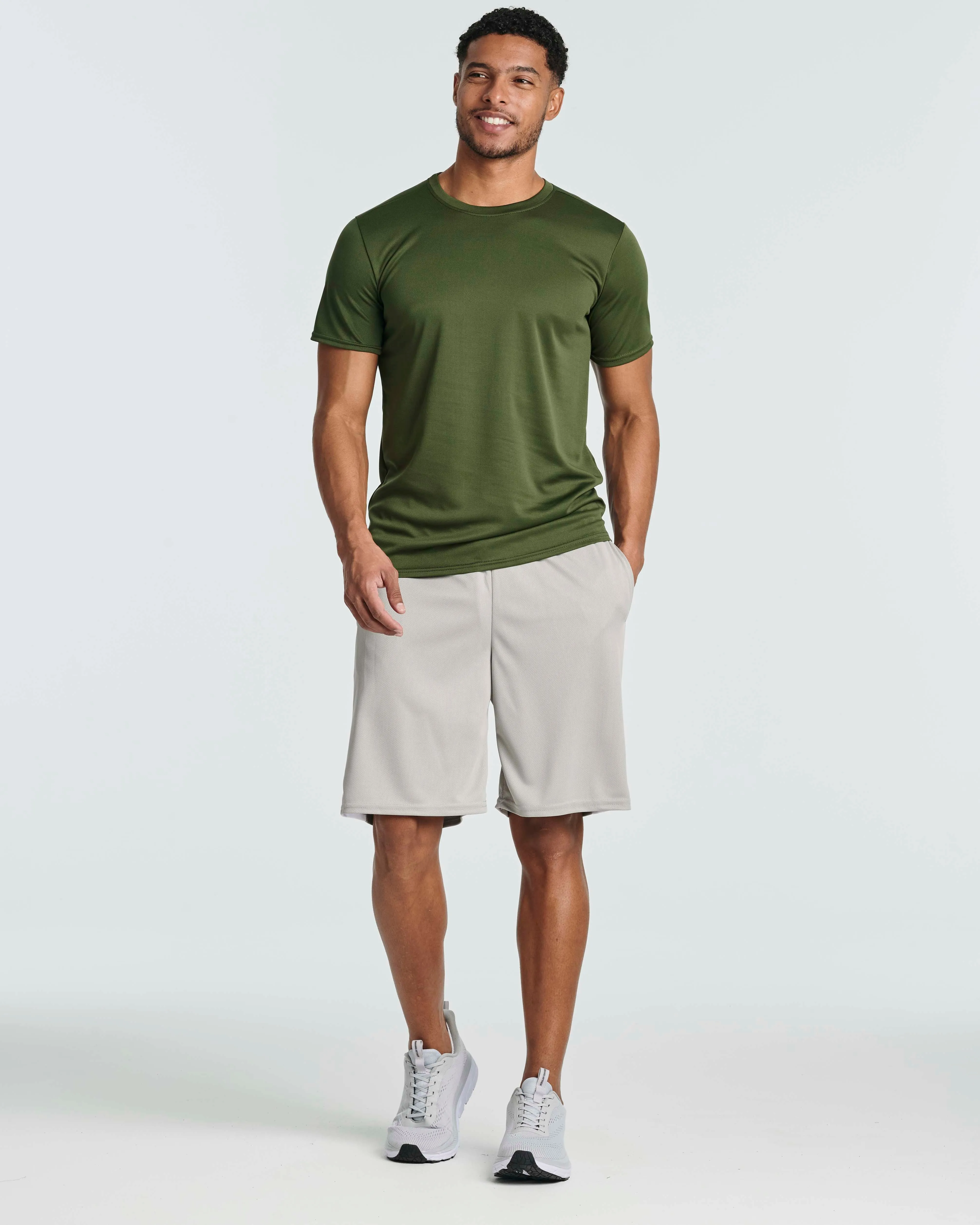 3 Pack: Men's Mesh Athletic Gym Shorts