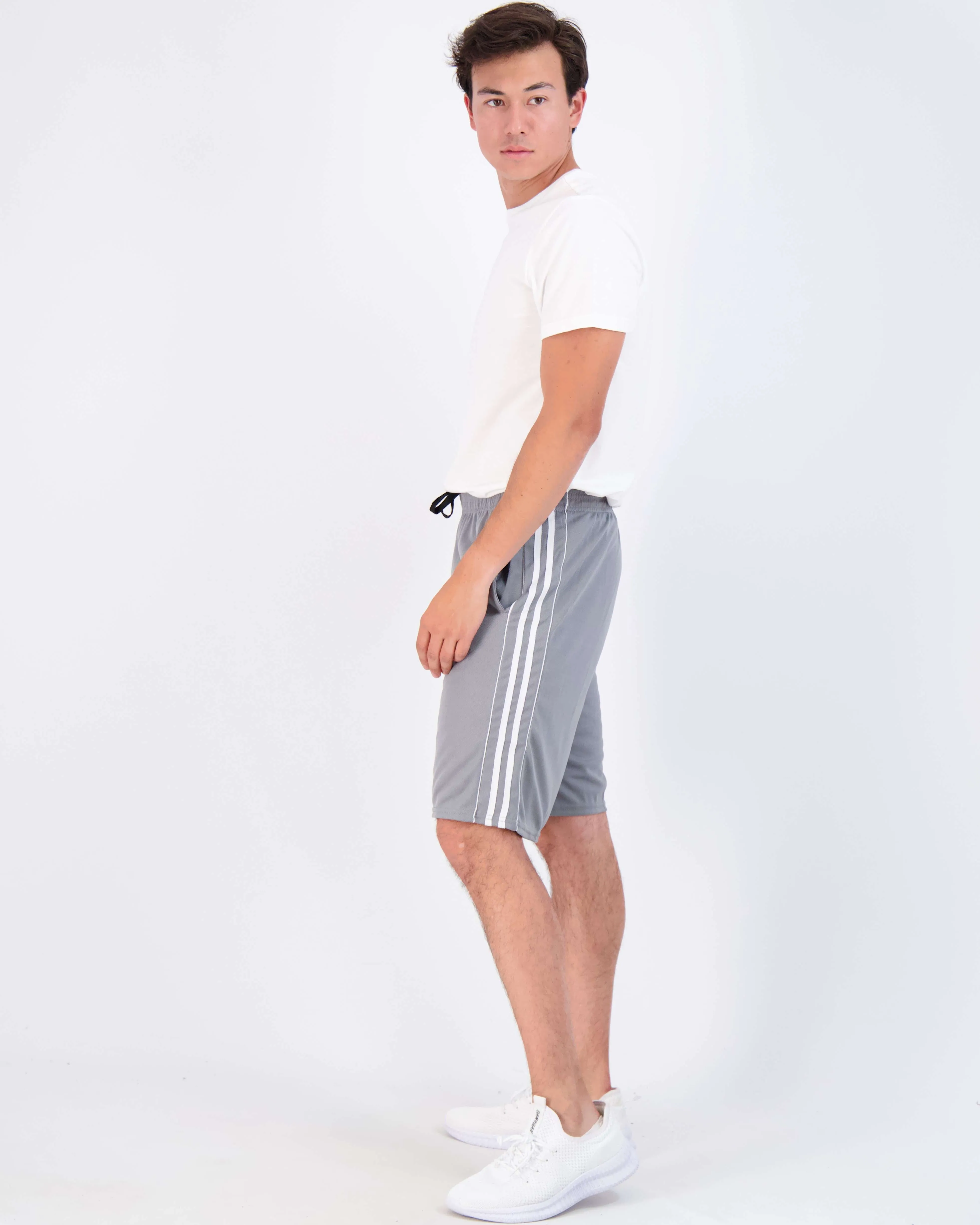 3 Pack: Men's Mesh Athletic Gym Shorts