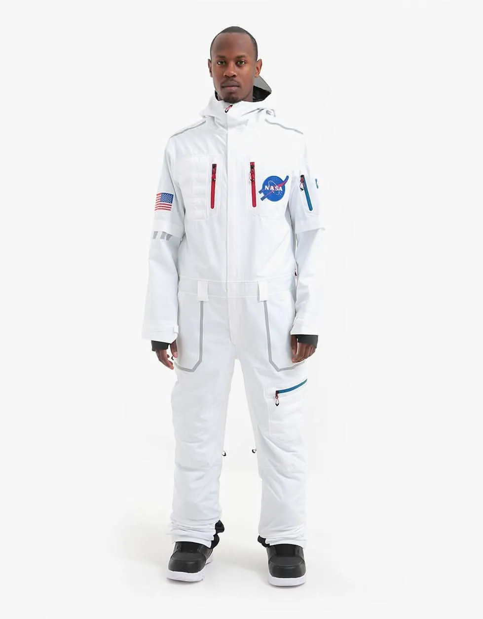 686 x NASA 2021 Snowboard Coverall - White