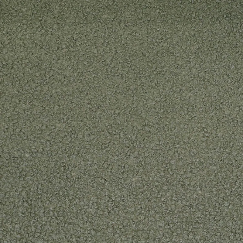 70CM REMNANT Boucle Coating Fabric - Moss Green