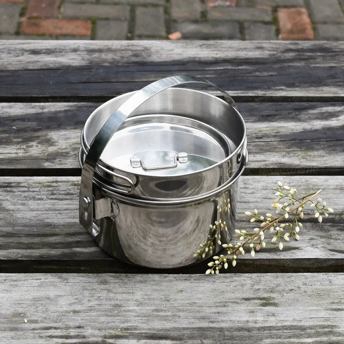 Ace Camp Stainless Steel Cooking Set