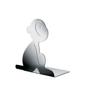 Alessi AMMI30 3 Lola steel bookstand in the shape of a monkey