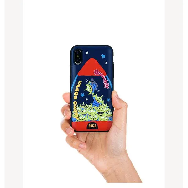 Alien Toy Story Disney Mirror Card Slot Flippable Cover iphone Case