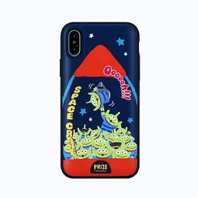 Alien Toy Story Disney Mirror Card Slot Flippable Cover iphone Case