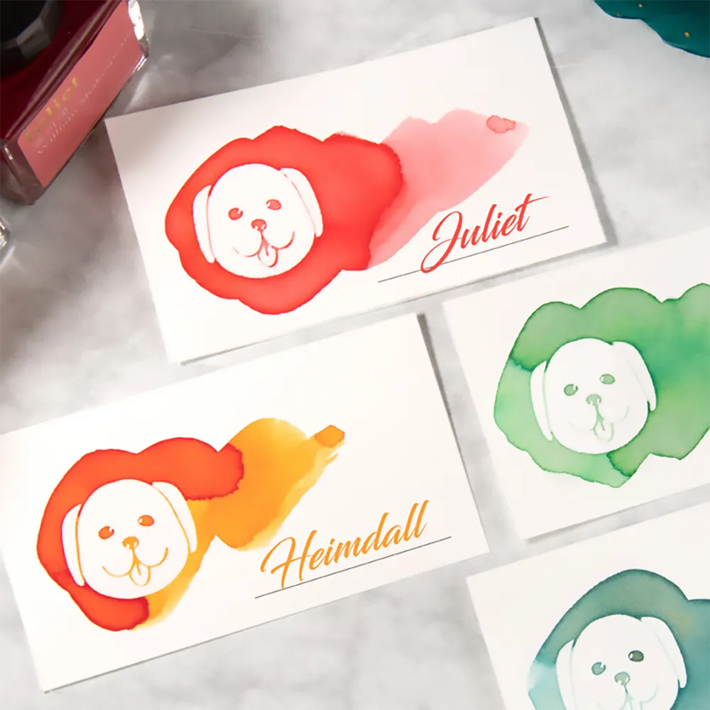Animal Farm Ink Swatch Cards {multiple styles}