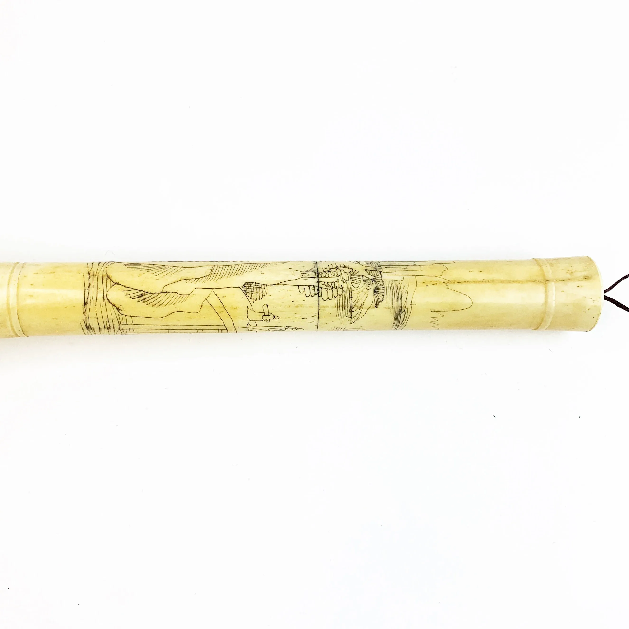 Antique Chinese Handle Calligraphy Brush