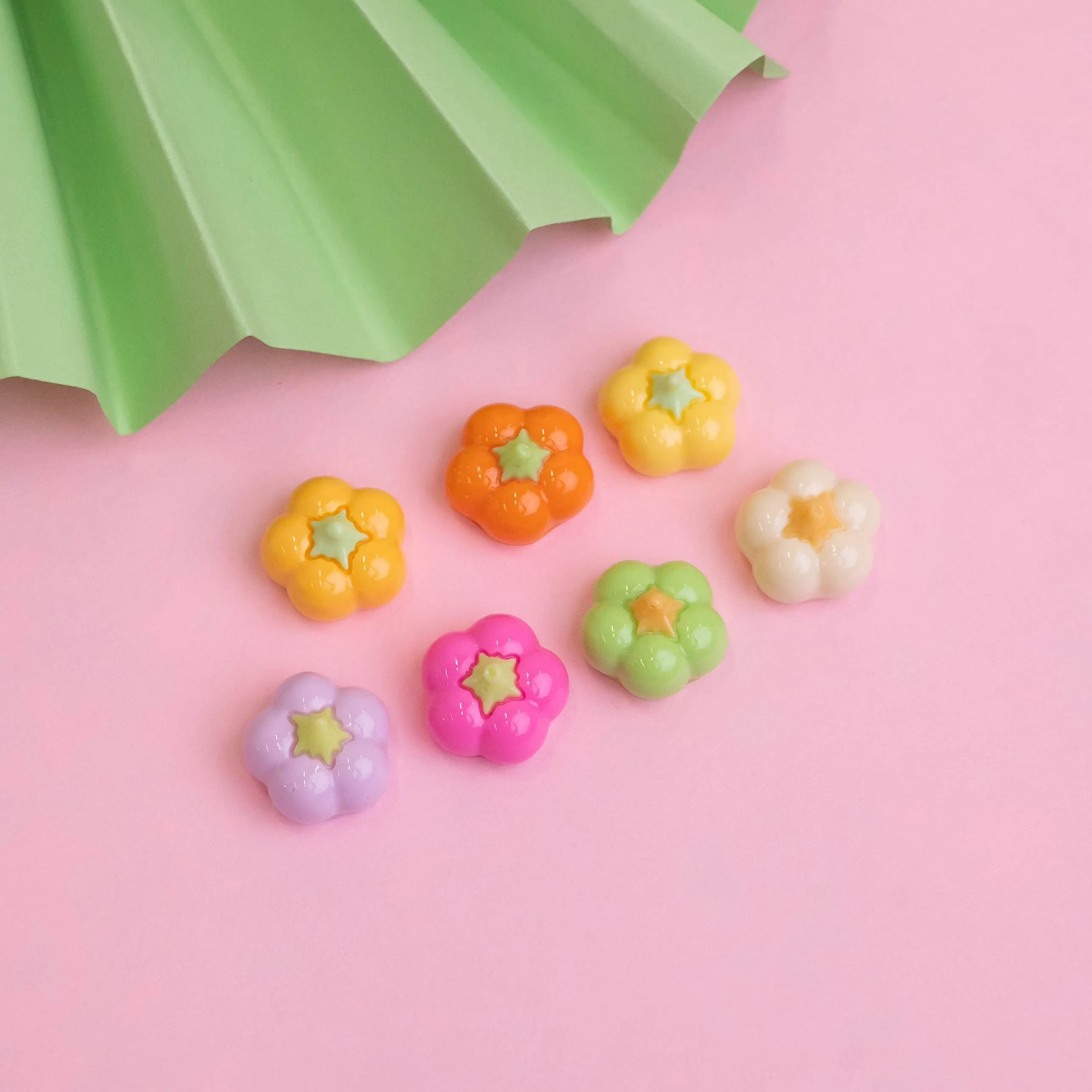 Assorted No Hole Cartoon Beads | Size : 16mm | 10pcs | C-6
