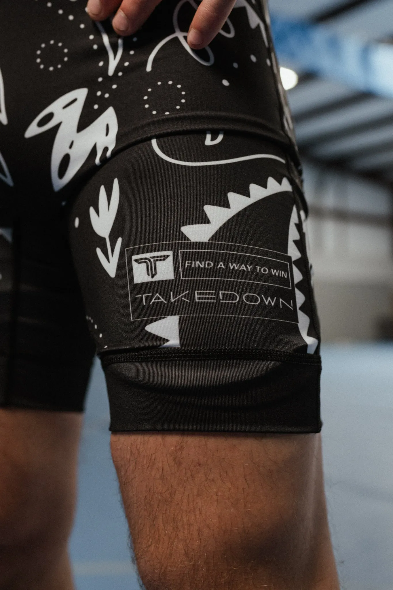 Bandana Wrestling Singlet - Black