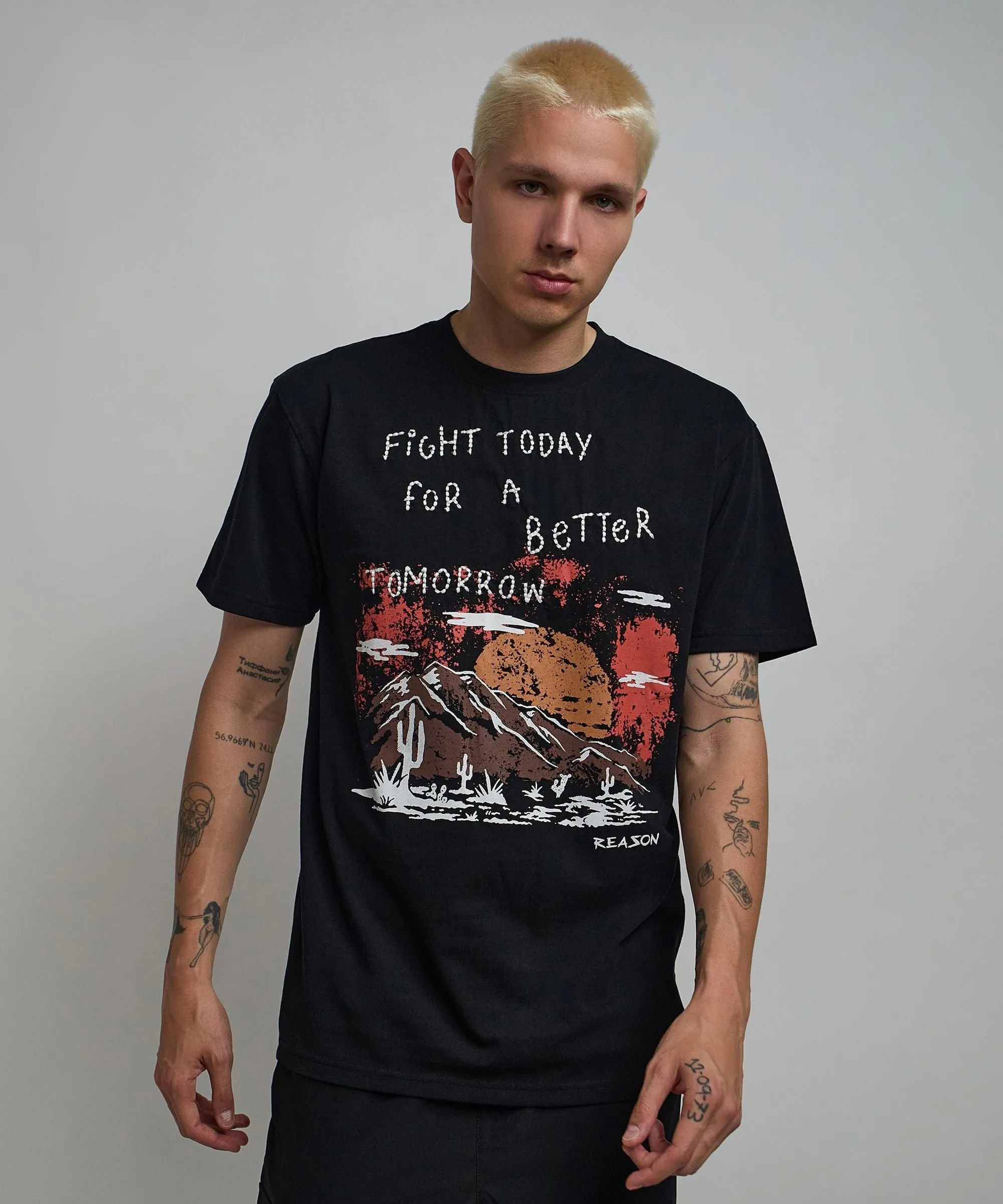 Better Tomorrow Embroidered Short Sleeve Tee - Black