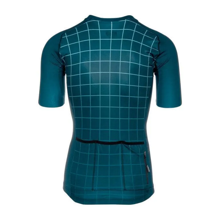 Bioracer Spitfire Mens Cycling Jersey (Moon Ride/Petrol)