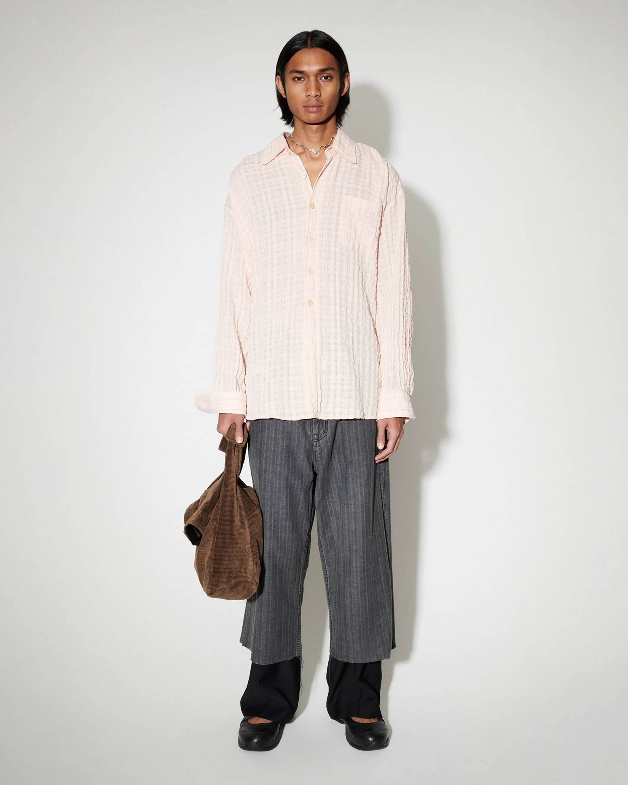 Borrowed Shirt - Seersucker