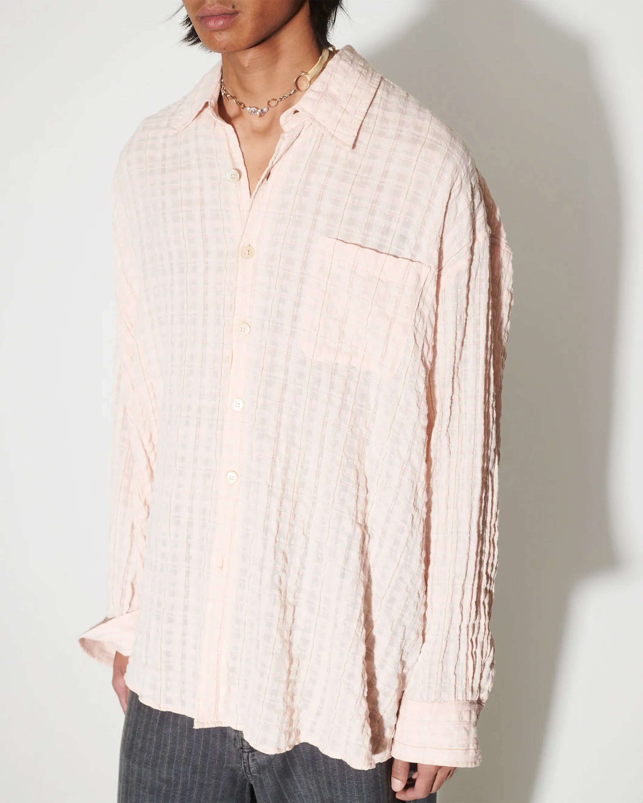 Borrowed Shirt - Seersucker