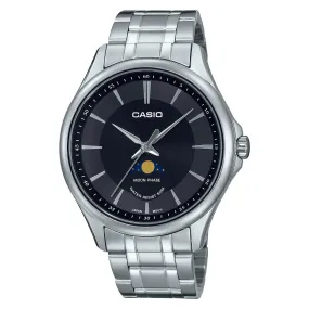 Casio Moon Phase Stainless Steel Men's Watch MTP-M100D-1AVDF