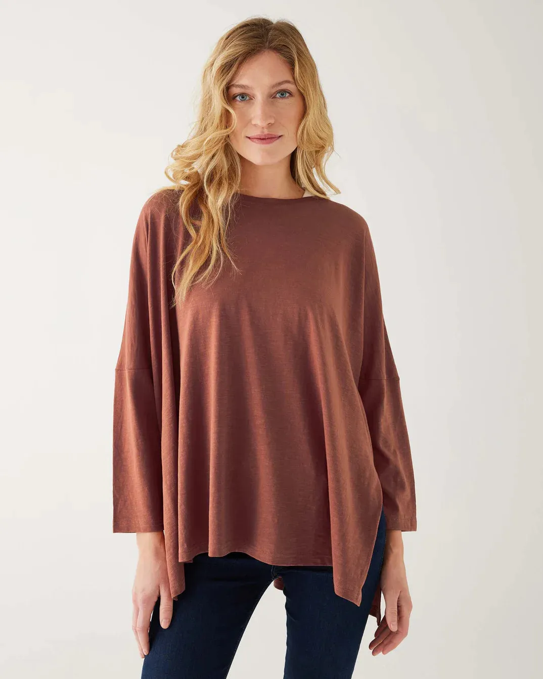 Catalina Slub Tee in Autumn Leaf