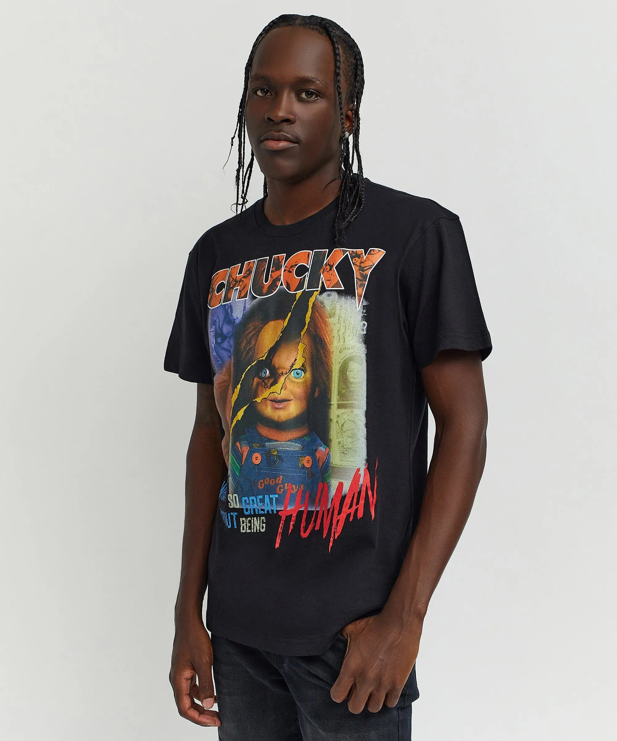 Chucky Human Short Sleeve Tee - Black