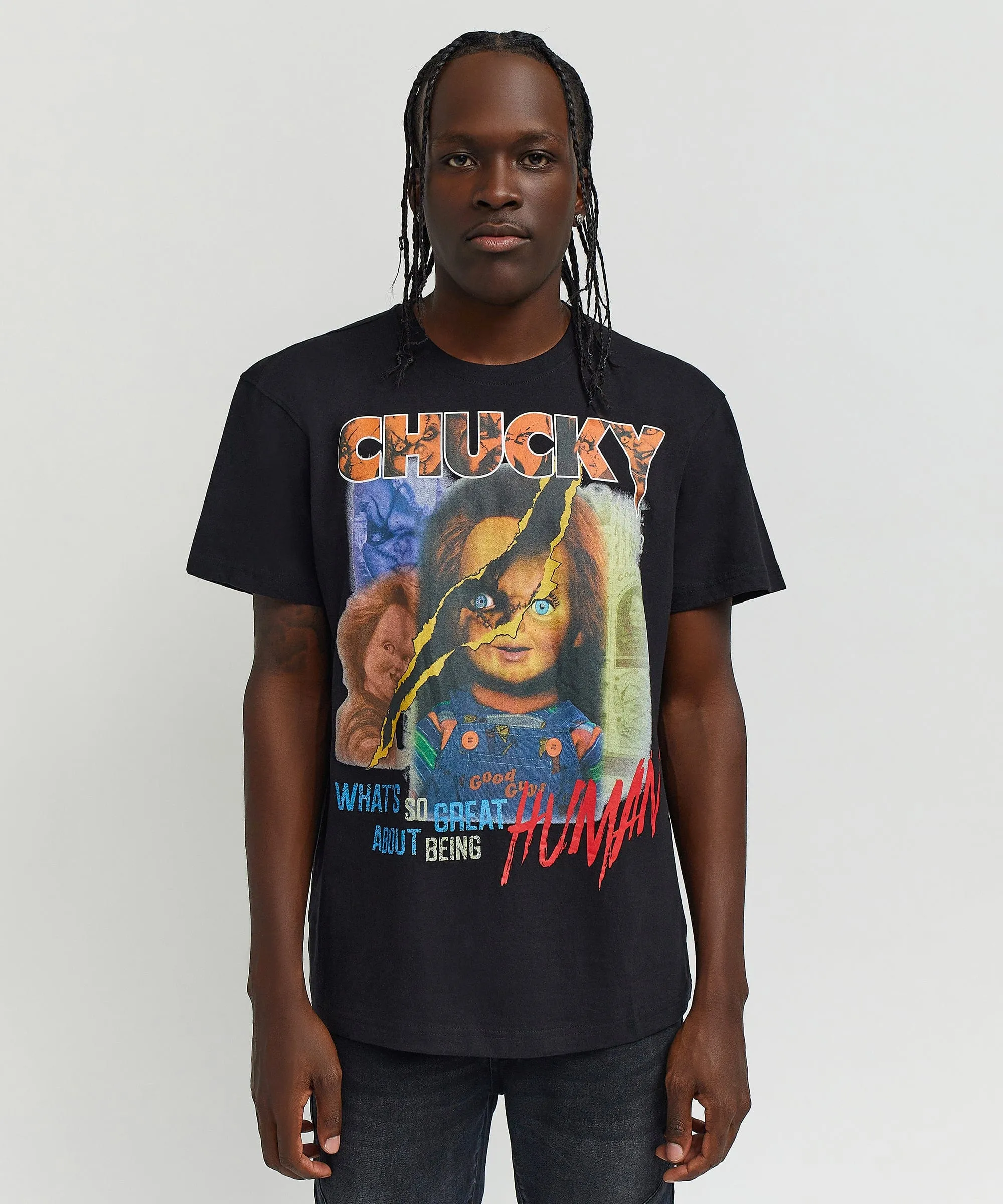 Chucky Human Short Sleeve Tee - Black