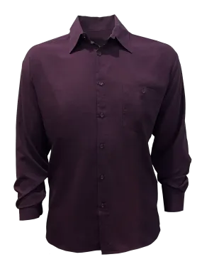 Cipollini Gold L/S Wine Shirt