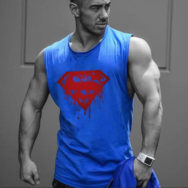 Clothing men's Gym Tank Tops Summer Cotton Slim Fit shirts Bodybuilding Sleeveless Undershirt Fitness tops tees
