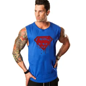 Clothing men's Gym Tank Tops Summer Cotton Slim Fit shirts Bodybuilding Sleeveless Undershirt Fitness tops tees