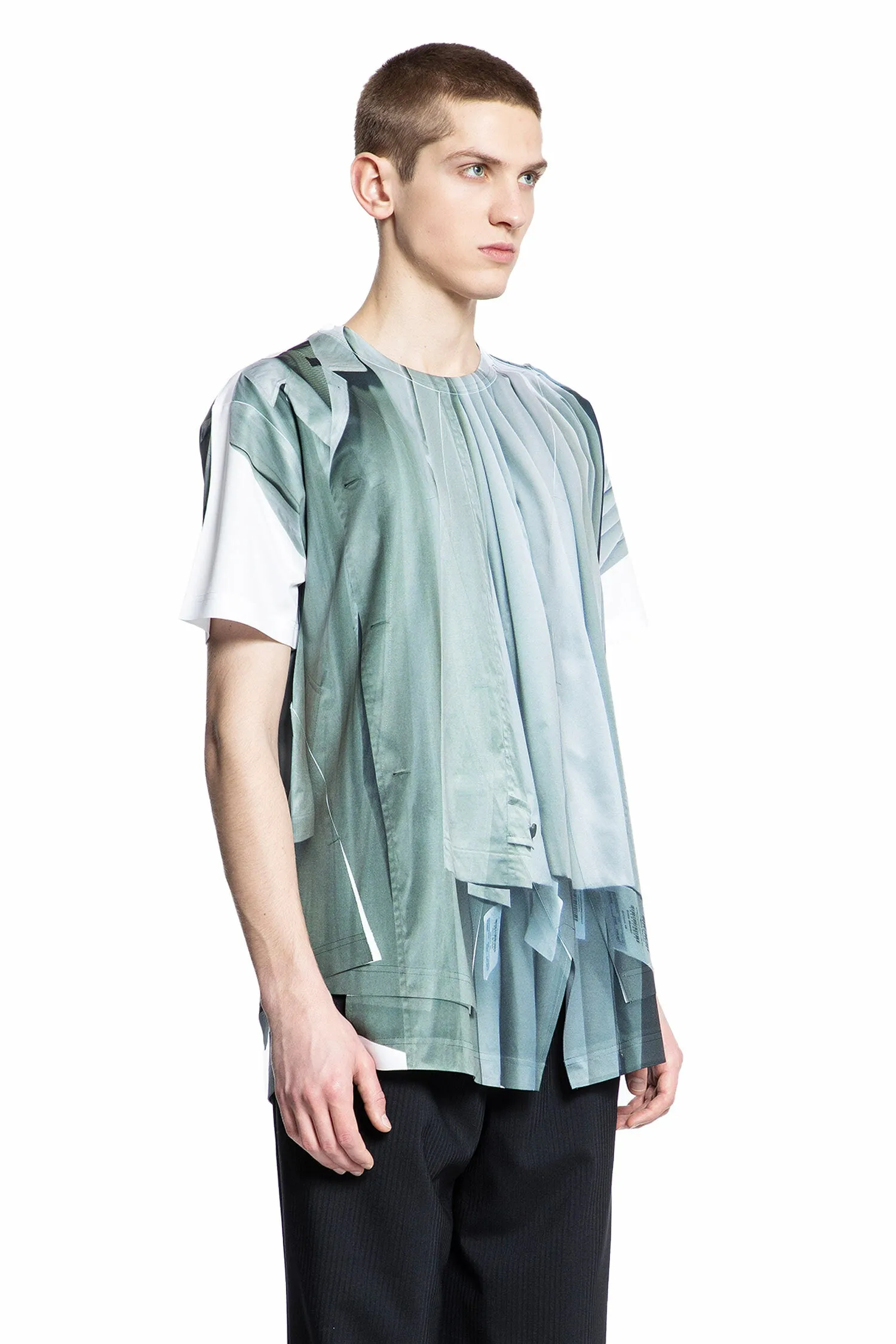 COMME DES GARCONS HOMME PLUS MAN WHITE T-SHIRTS & TANK TOPS