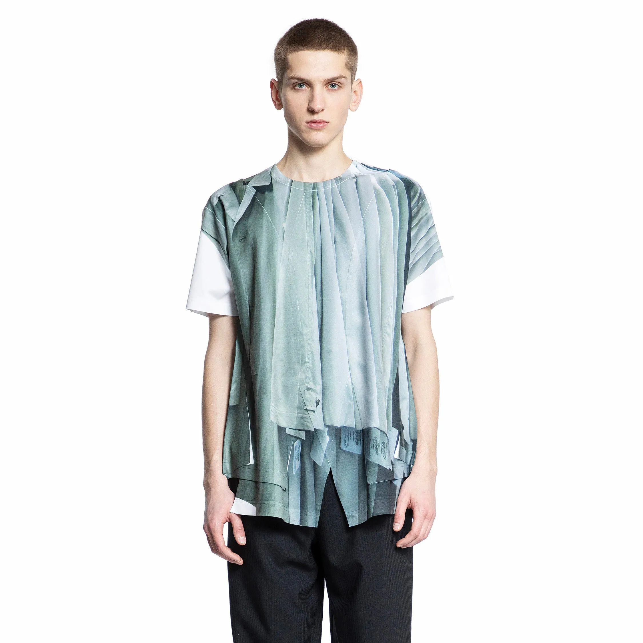 COMME DES GARCONS HOMME PLUS MAN WHITE T-SHIRTS & TANK TOPS