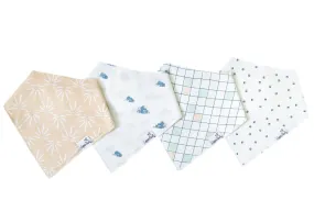 Copper Pearl- Sol Bandana Bib Set (4-pack)