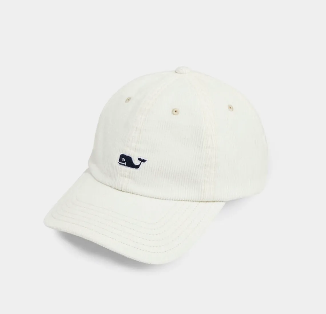 Corduroy Whale Baseball Hat