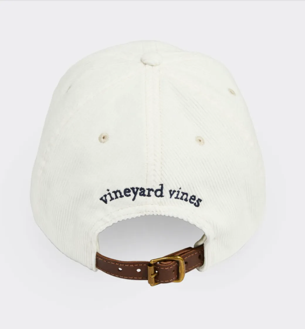 Corduroy Whale Baseball Hat