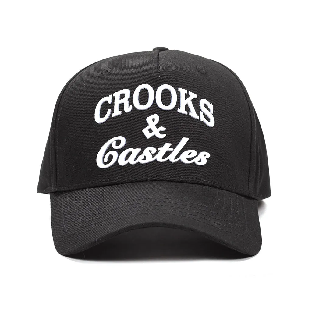 Crooks & Castles Timeless Snapback Cap Black