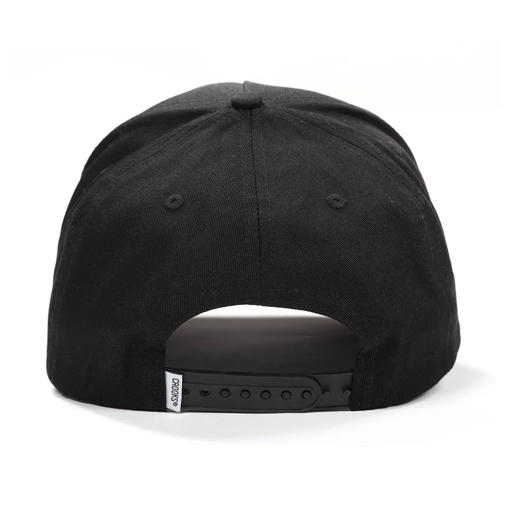Crooks & Castles Timeless Snapback Cap Black
