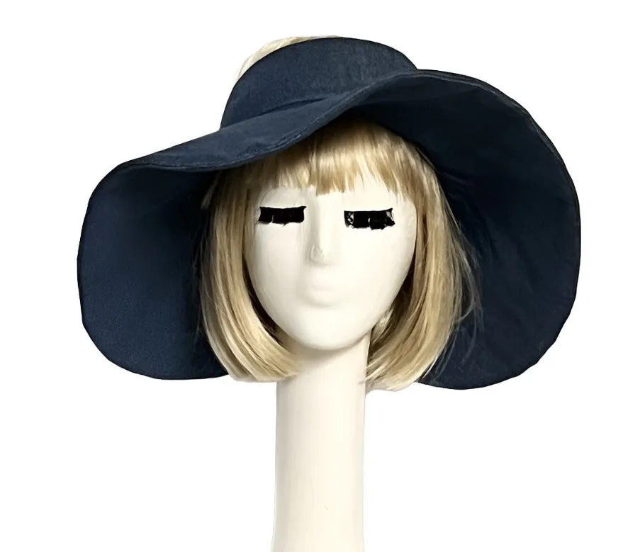 Denim Sun Visor Hat