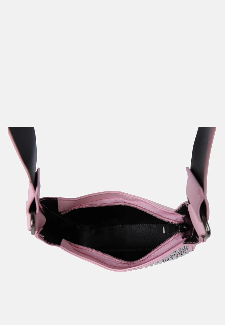 Diamante Baguette Bag
