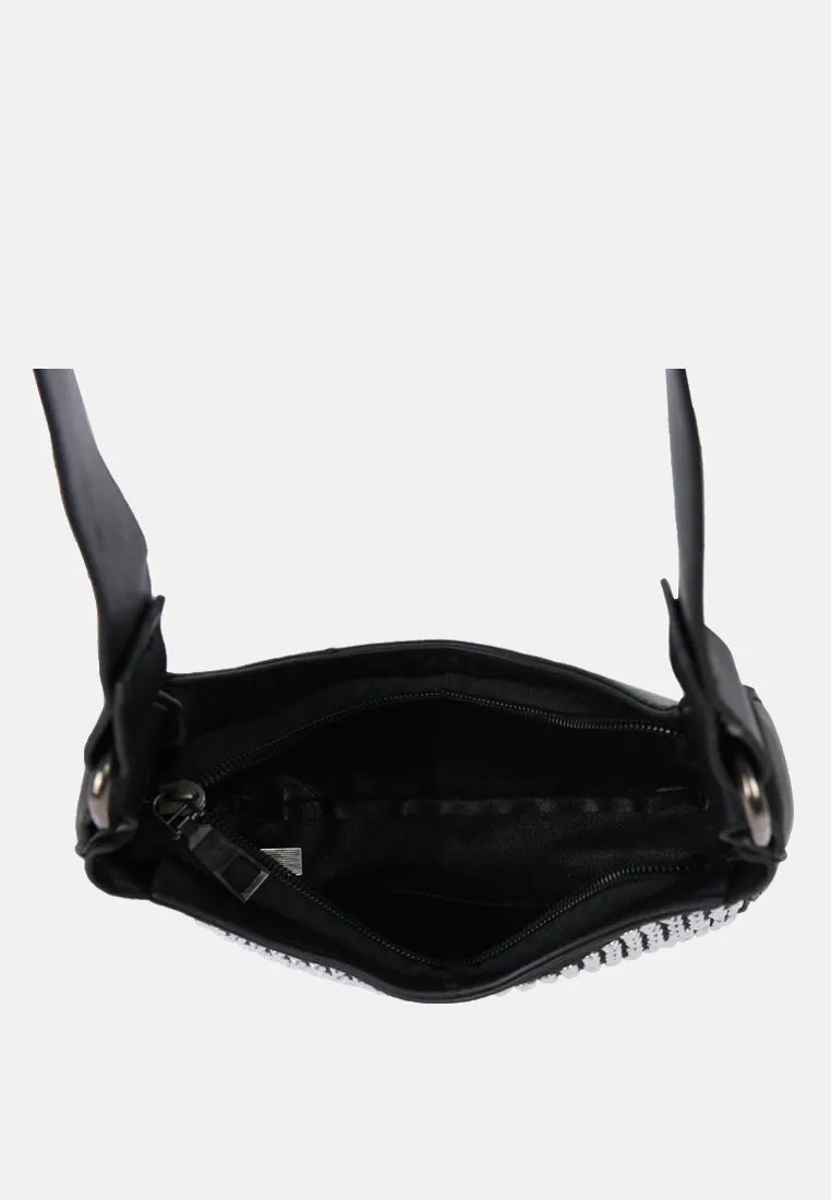 Diamante Baguette Bag