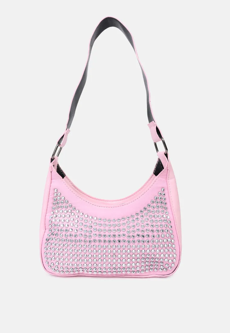 Diamante Baguette Bag