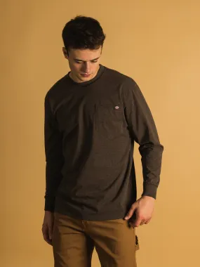 DICKIES HEAVYWEIGHT LONG SLEEVE POCKET T-SHIRT  - CLEARANCE