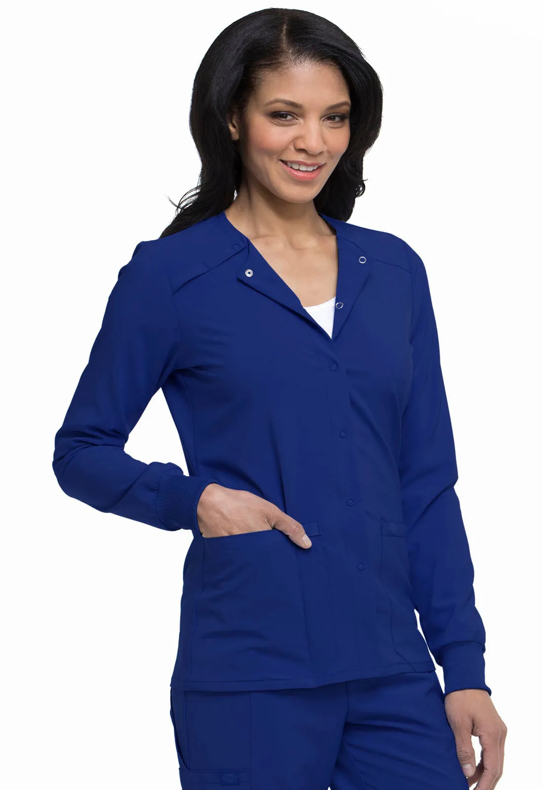 EDS Essentials - Women's Snap Front Warm-up Jacket