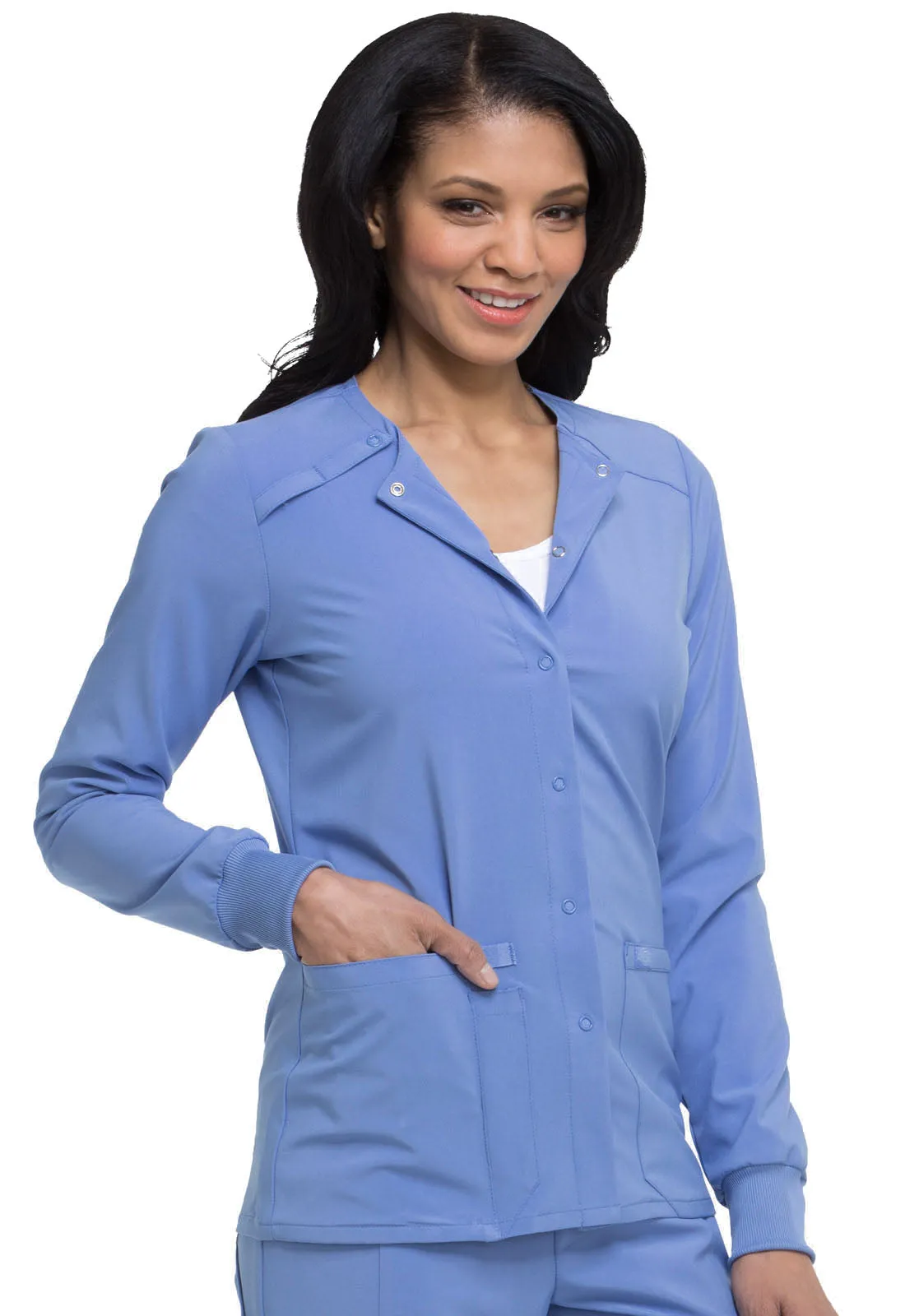 EDS Essentials - Women's Snap Front Warm-up Jacket