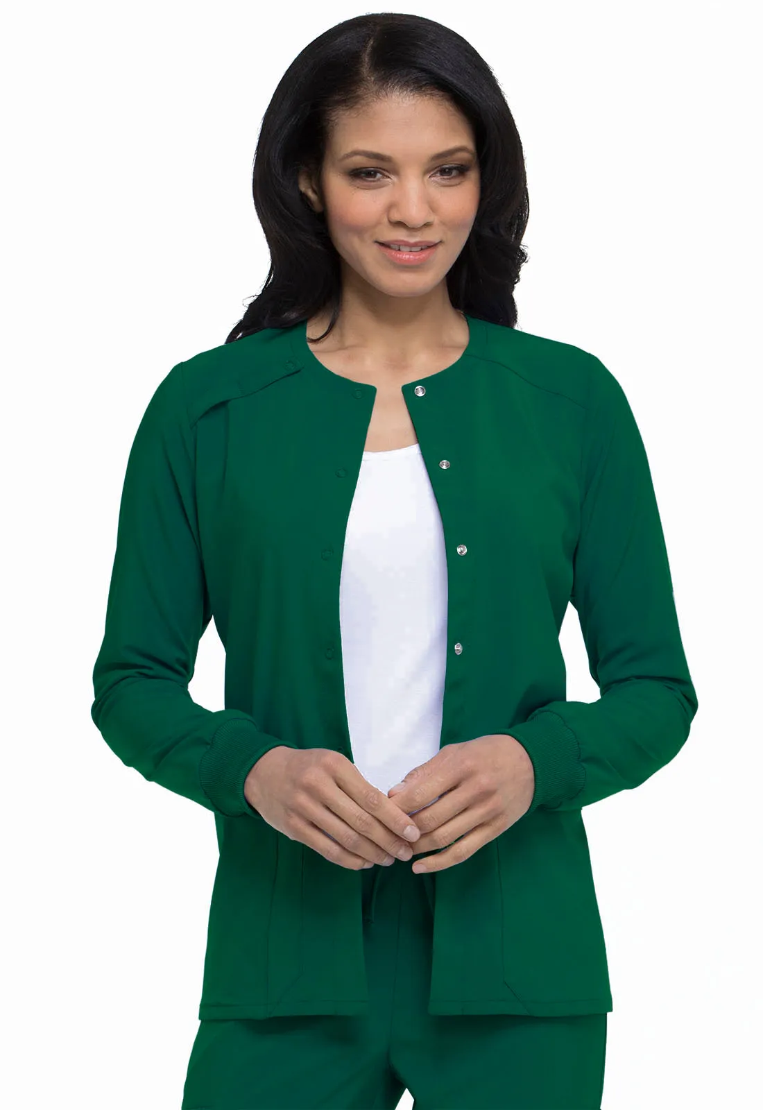EDS Essentials - Women's Snap Front Warm-up Jacket