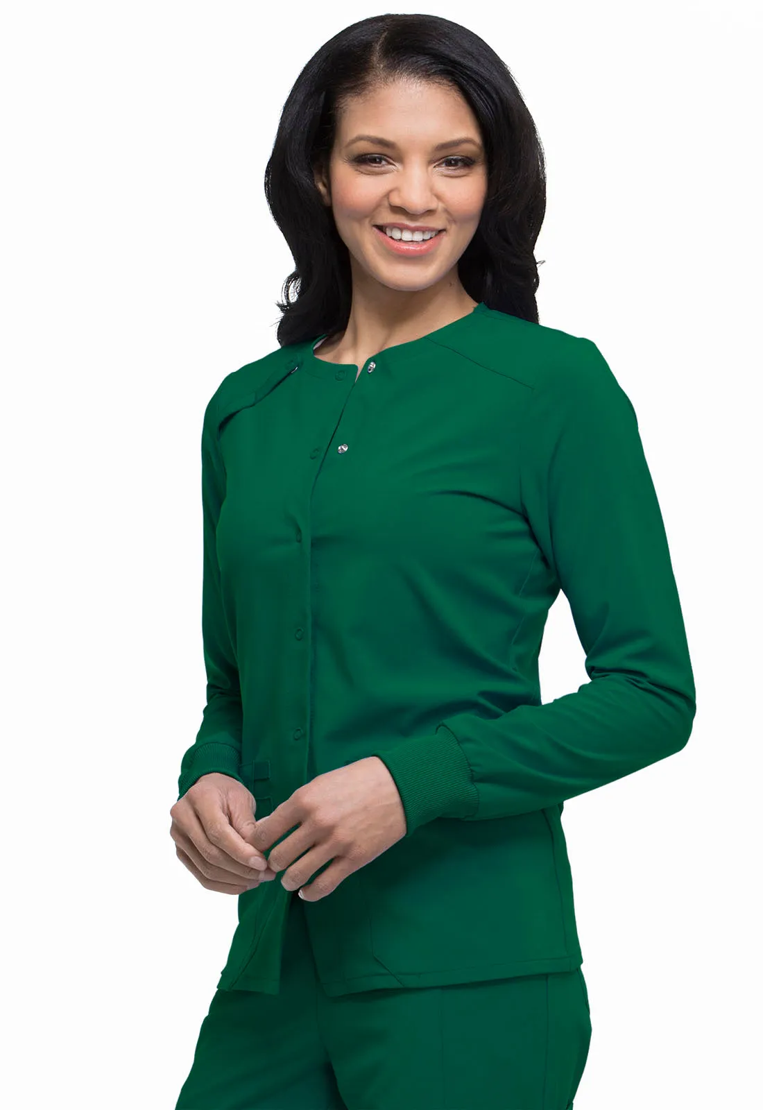 EDS Essentials - Women's Snap Front Warm-up Jacket