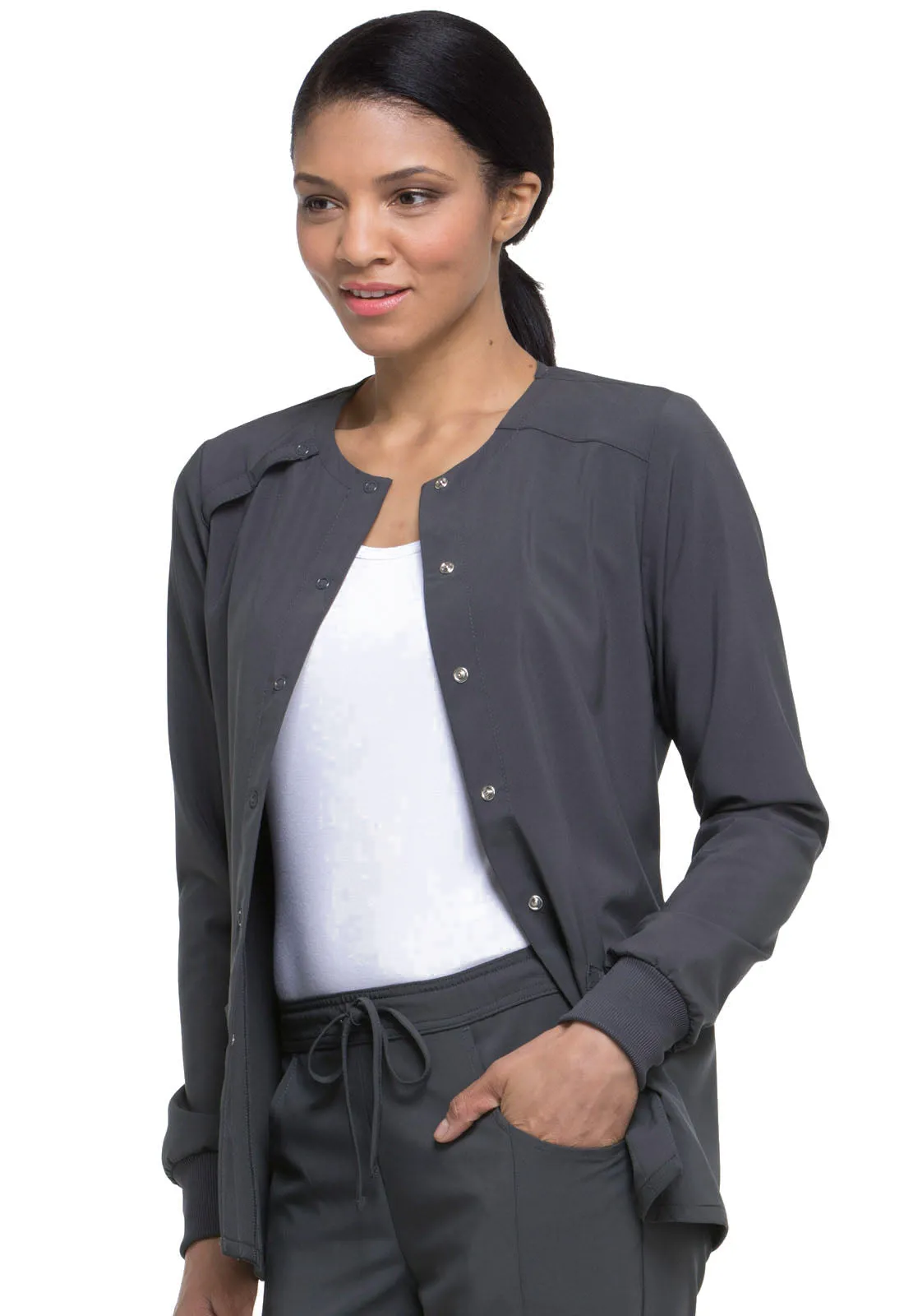 EDS Essentials - Women's Snap Front Warm-up Jacket